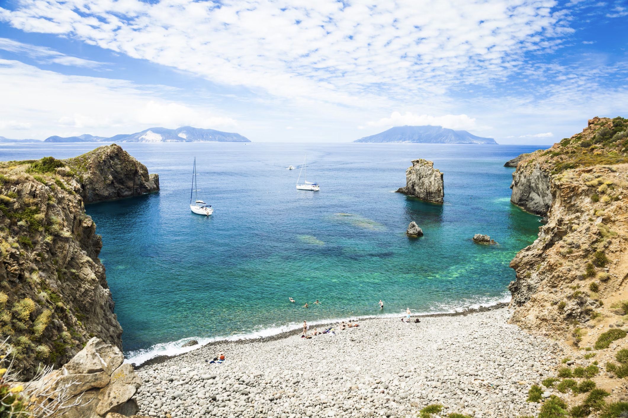 Panorama Lipari — Aolische Inseln